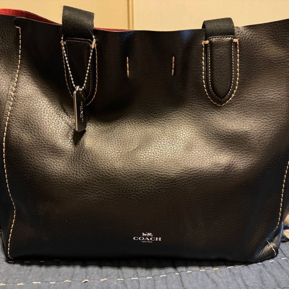 Coach Black Derby Tote